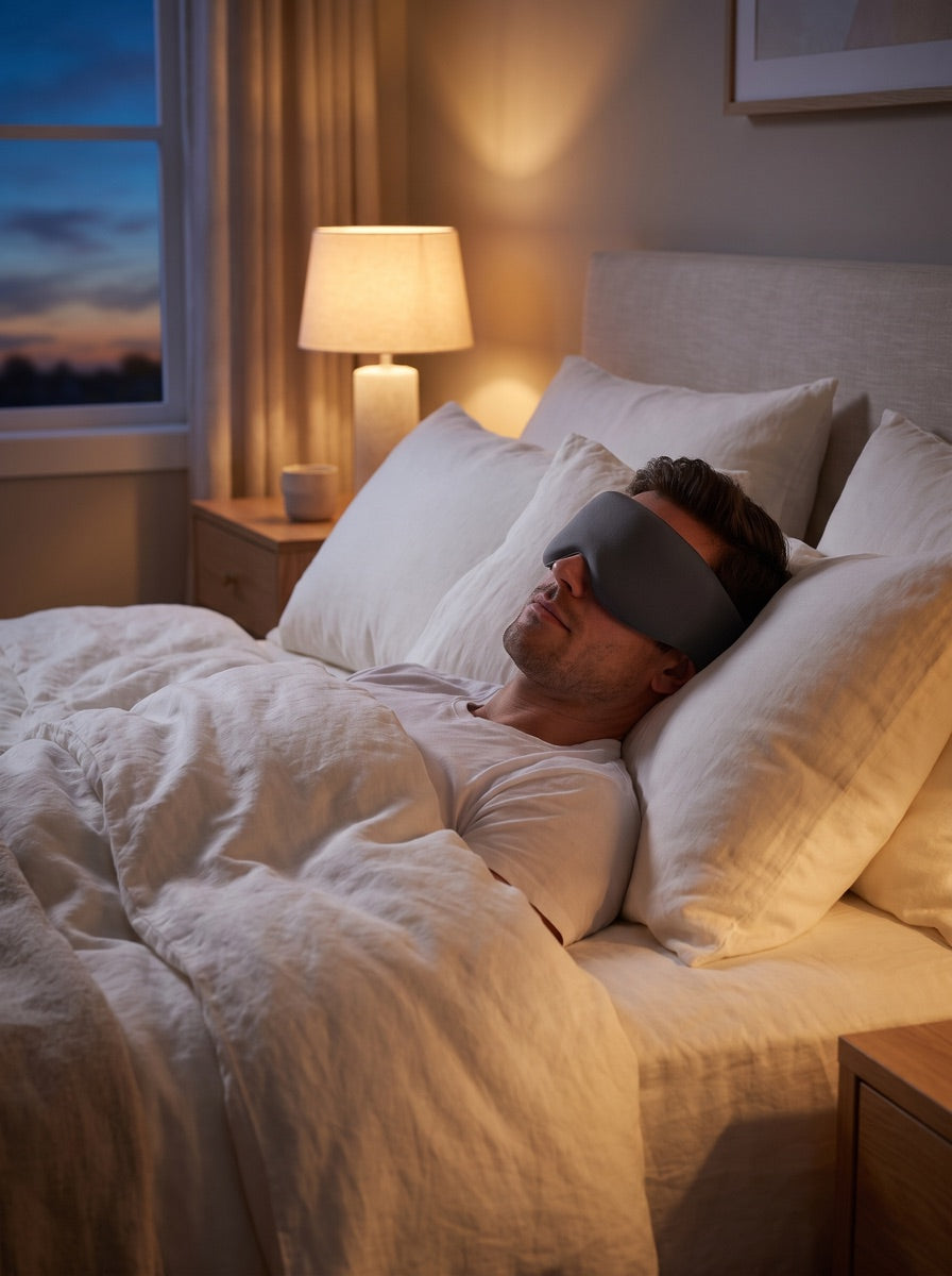 The Deep Sleep Mask — Weighted Blackout Comfort